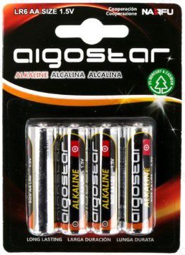 4 Pilhas alcalinas AA LR06