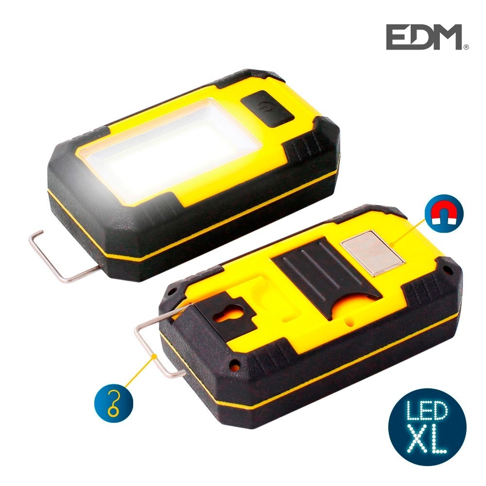 Lanterna LED 8W 500 lumens bateria