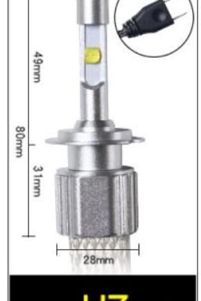 Kit lampadas LED H7