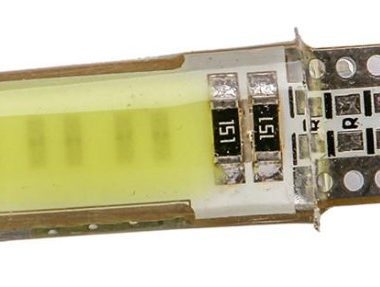 Lâmpada LED T10 cor laranja cob gr