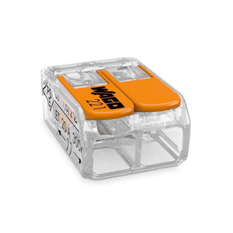 Ligador Wago 2×0.2-4mm 221-412 Flexivel (un);