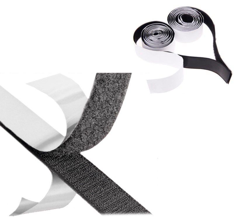 Set 2 fitas velcro m/f 1MX19MM