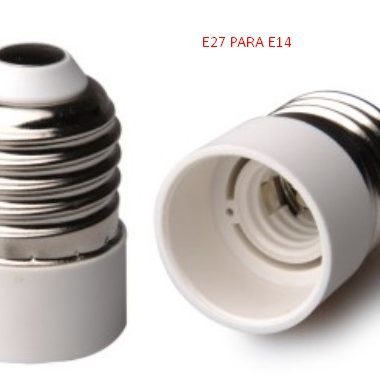 Suporte Adaptador Lampada E27 -> E14