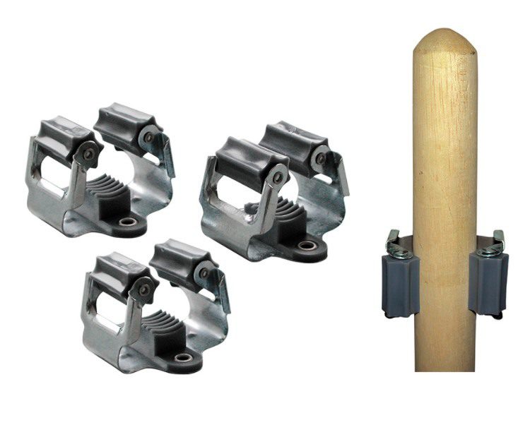 Set 3 suportes para vassoura