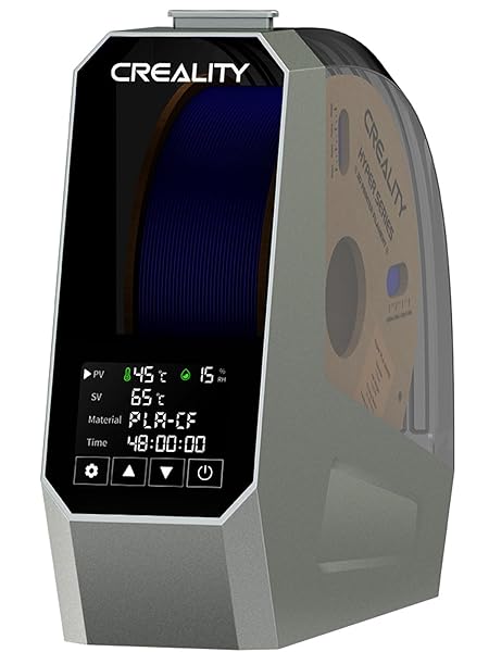 Creality Space Pi Filamento Secador Oficial, Impresora 3D Filamento Dry Box con Ventilador, Calefacción 360° Filamento Deshidratador, para Filamento 1.75 2.85 mm PLA PETG ABS TPU Nylon (1kg)
