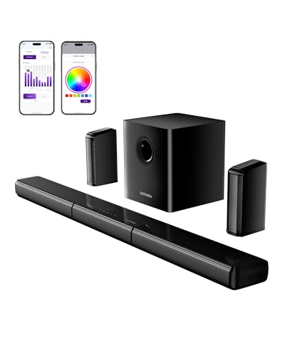 ULTIMEA 7.1ch Barra de Som Potencia Pico 410W, Apollo S70 Ultra