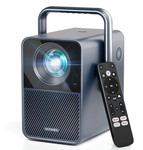 ULTIMEA Projector 4K Bluetooth, Wi-Fi, Android TV, Netflix, 1000 ANSI , Dolby Audio, Poseidon E40