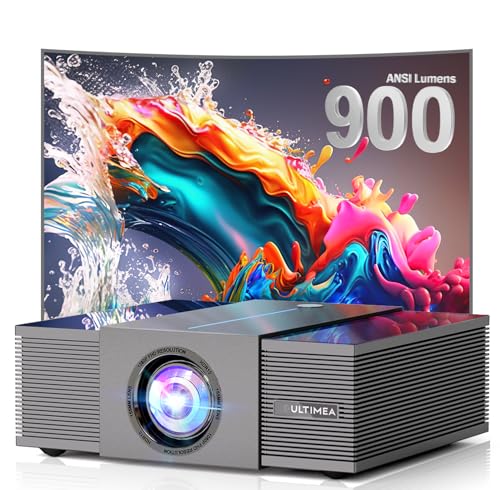 ULTIMEA Projector 4K 900 ANSI, 1080P Nativo WiFi Bluetooth 5,3, Apollo P60
