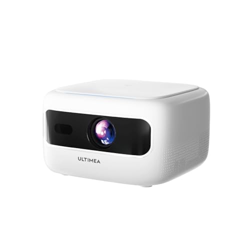 ULTIMEA Projector Portátil, Full HD 1080P, 300 Lúmens ANSI, Smart Beamer para iOS/Android Phone, TV Stick, Apollo P10